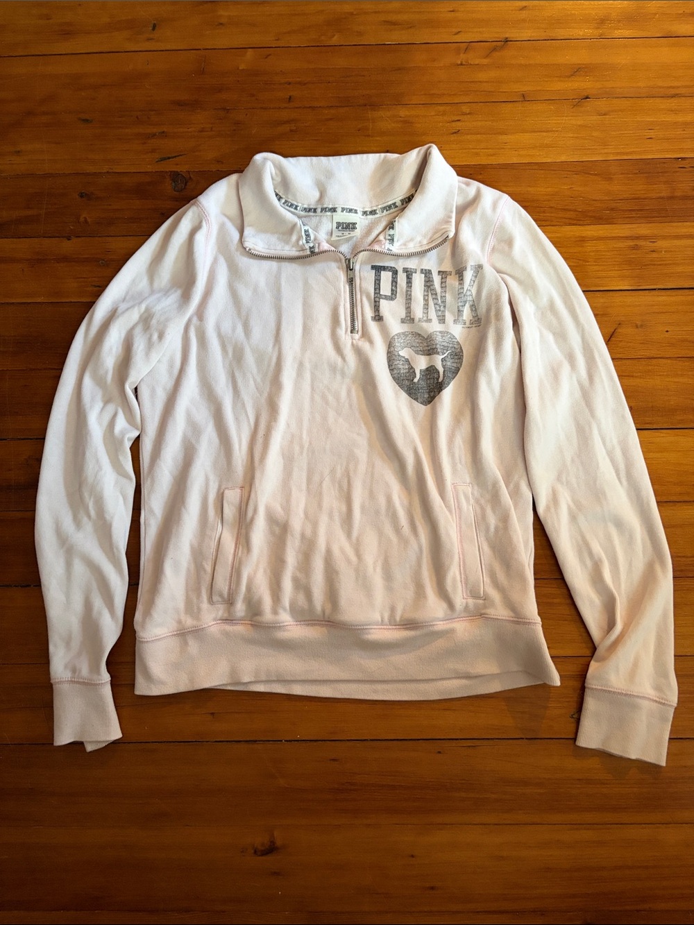 Light Pink Quarter Zip